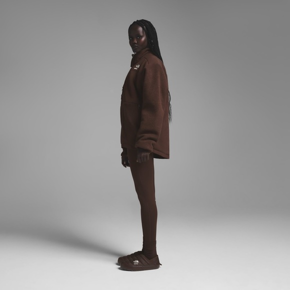 The North Face x SKIMS 1995 retro Denali fleece Jacket brown cocoa NWT - Picture 5 of 7